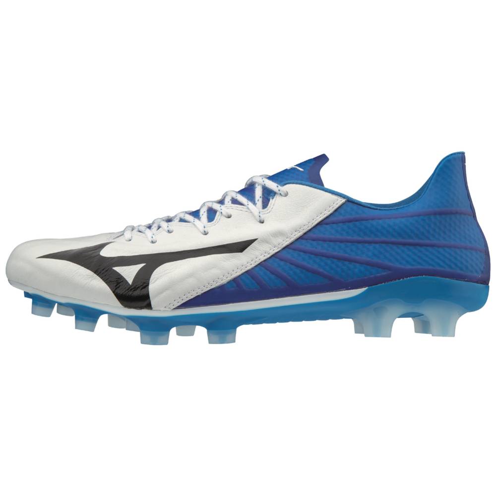 Scarpe Calcio Mizuno Rebula III Japan Uomo - Bianche/Blu - 73296-TJLP